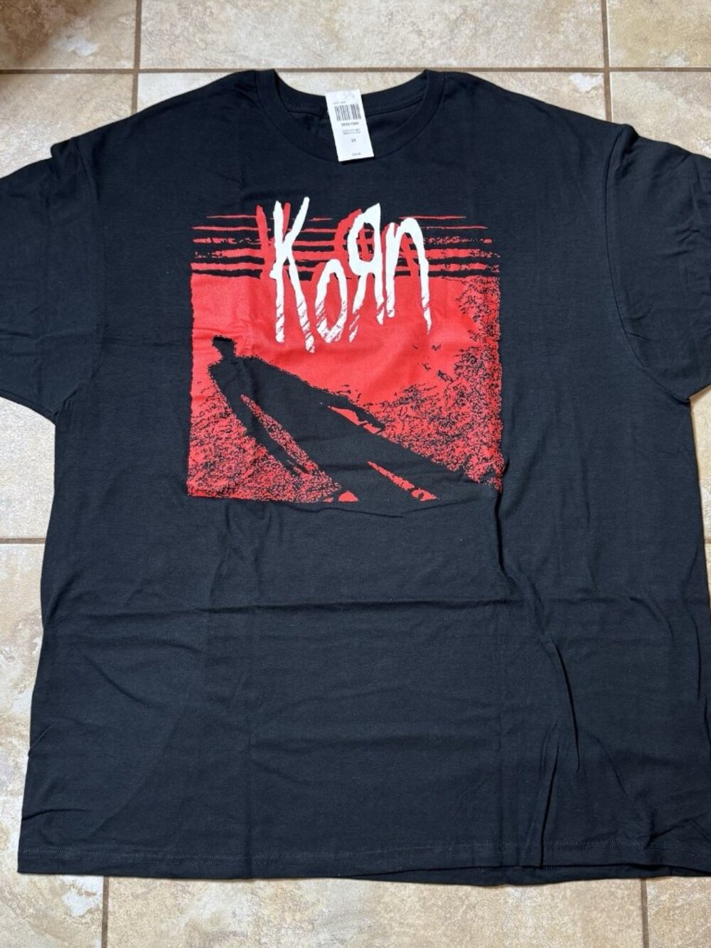 Korn Shadow Man T-Shirt X-LARGE New With Tags